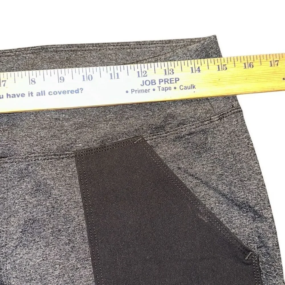 Carhartt FORCE FITTED lightweight UTILITY LEGGING women sz MED 8 gray/ black